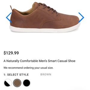 NWT IN BOX Glenn - Men’s Dress-Casual Leather Shoe